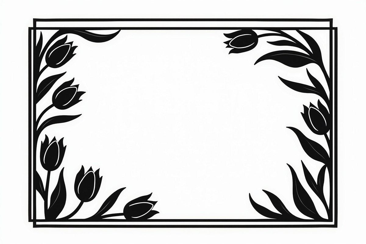 Lotus Floral Frame Bundle Set, an Illustration by BIPLOB EXPERT (Photo 6 of 9)