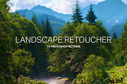 14 Landscape Retouching Actions, an Action Add-On by SparkleStock (Thumbnail 1 of 6)