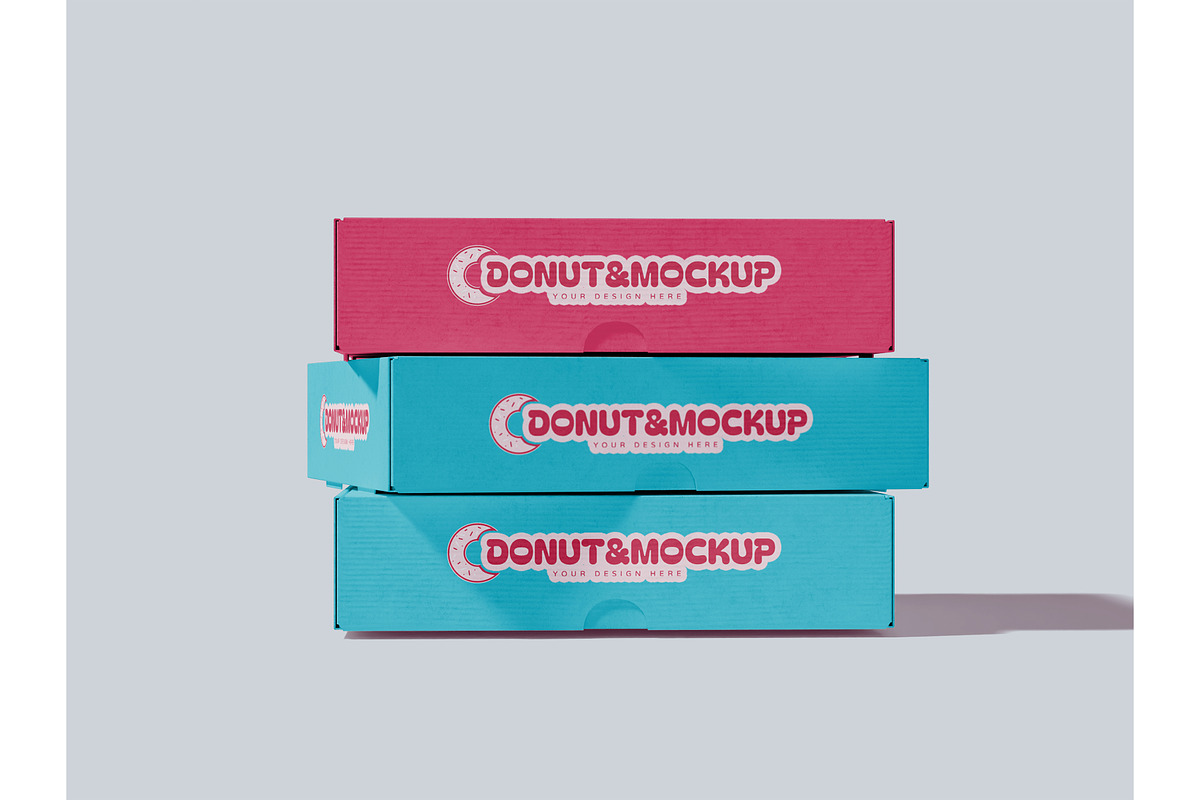 Bakery box packaging mockup, a Packaging Mockup by Mockthethics. (Photo 6 of 11)