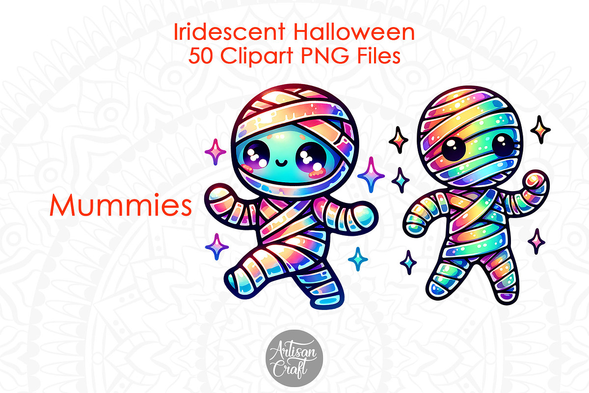 Iridescent Halloween Clipart 50, a Seasonal Illustration by Artisan Craft (Photo 5 of 10)