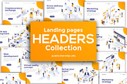 Landing Page templates, a Templates & Theme by Creative Graphics (Thumbnail 1 of 12)