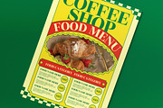 Green Coffee Shop Food Menu, a Flyer Template by graphicook (Thumbnail 2 of 4)