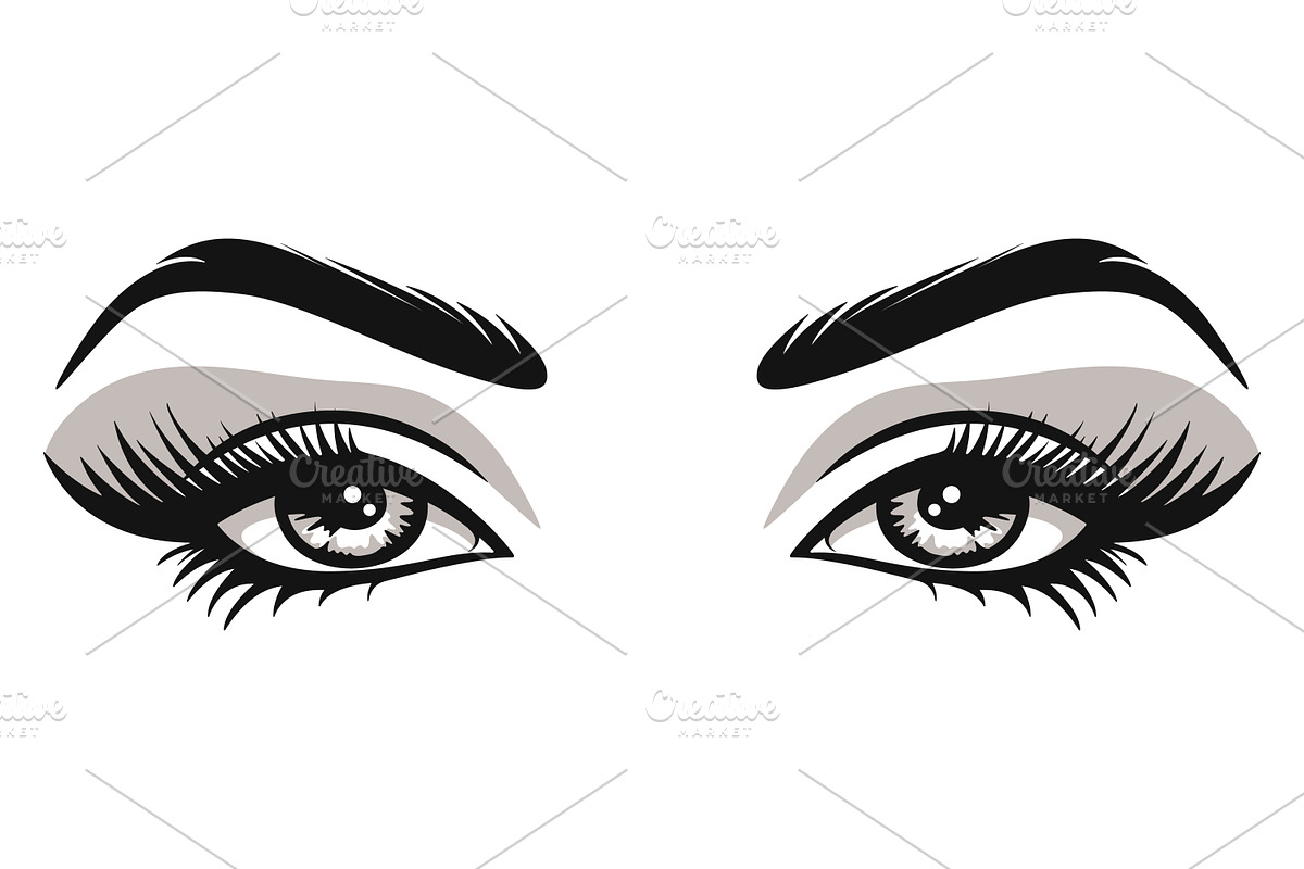 Vector Women's Eye., an Object Graphic by Gomolach (Photo 5 of 18)