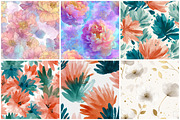 Abstract Floral Digital Paper, a Pattern Graphic by CitraGraphics (Thumbnail 4 of 5)