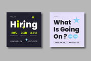 We Are Hiring Social Media Post, a Social Media Template by MightyDesign (Thumbnail 3 of 7)