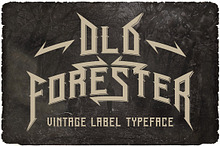 Old Forester Vintage Label Font