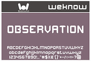 Research and Development font, a Sans Serif Font by weknow (Thumbnail 4 of 5)