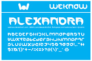 alexandra font, a Font by weknow (Thumbnail 1 of 5)