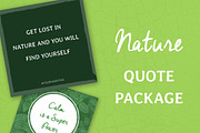 Social Media Quotes - Nature, a Social Media Template by Annemiek van Luinen (Thumbnail 6 of 6)