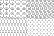 Leaves Seamless Patterns Set, a Pattern Graphic by Uniyok (Thumbnail 2 of 2)