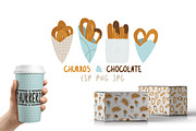 Chocolate and churros, an Object Graphic by Popova (Thumbnail 1 of 4)