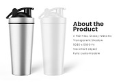 Shaker Bottle Mockup, a Packaging Mockup by AlkStudio (Thumbnail 4 of 5)