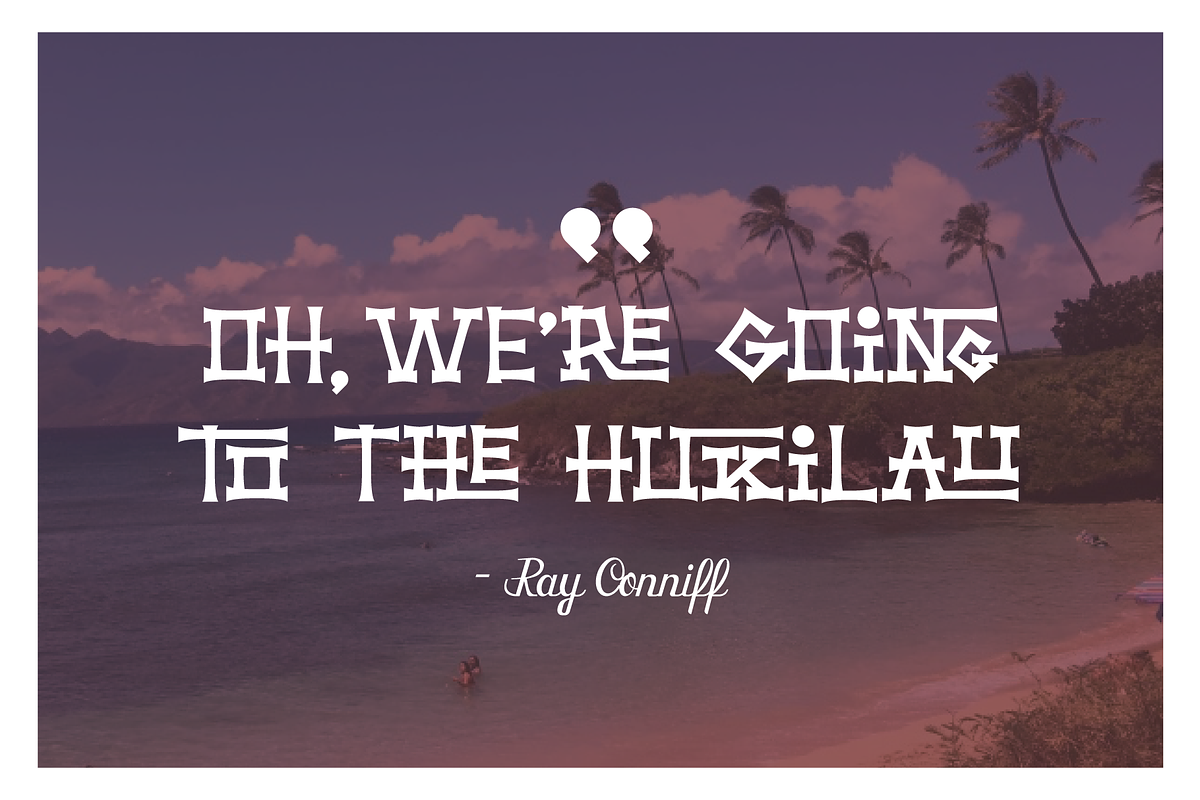 Front St. Tiki Display Font Bundle, a Font by Holt510 (Photo 10 of 10)