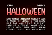 Raven Treat - Halloween Font, a Handwritten Font by Viswal Studio (Thumbnail 3 of 5)