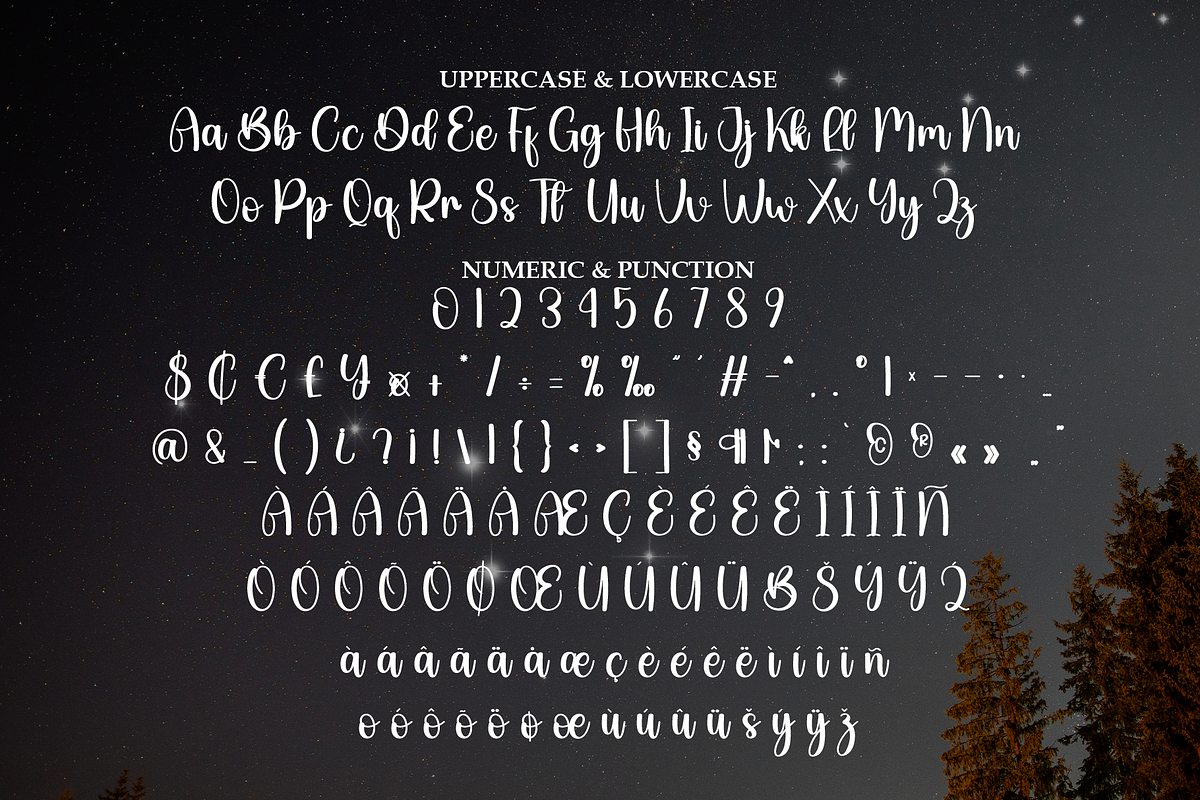 Starnight | Script Font, a Handwritten Font by Scratchones (Photo 7 of 8)