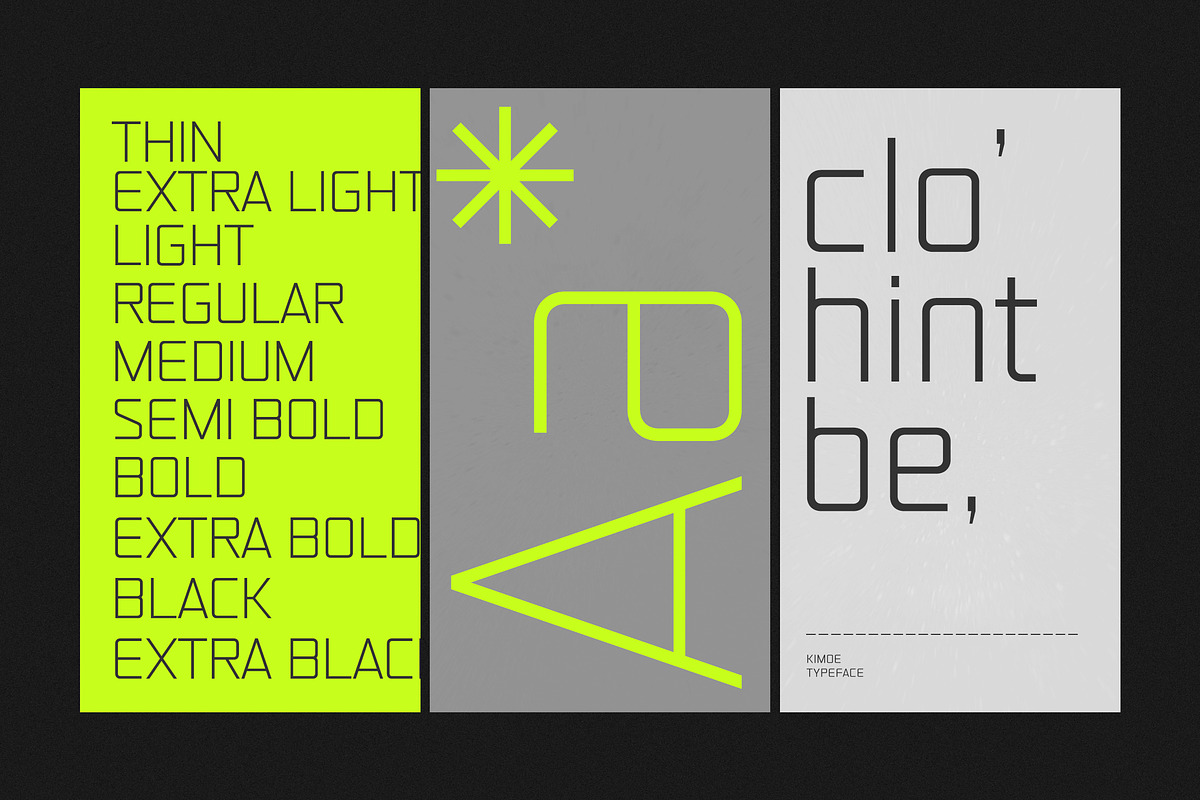 Kimoe, a Sans Serif Font by OWL KING (Photo 3 of 7)