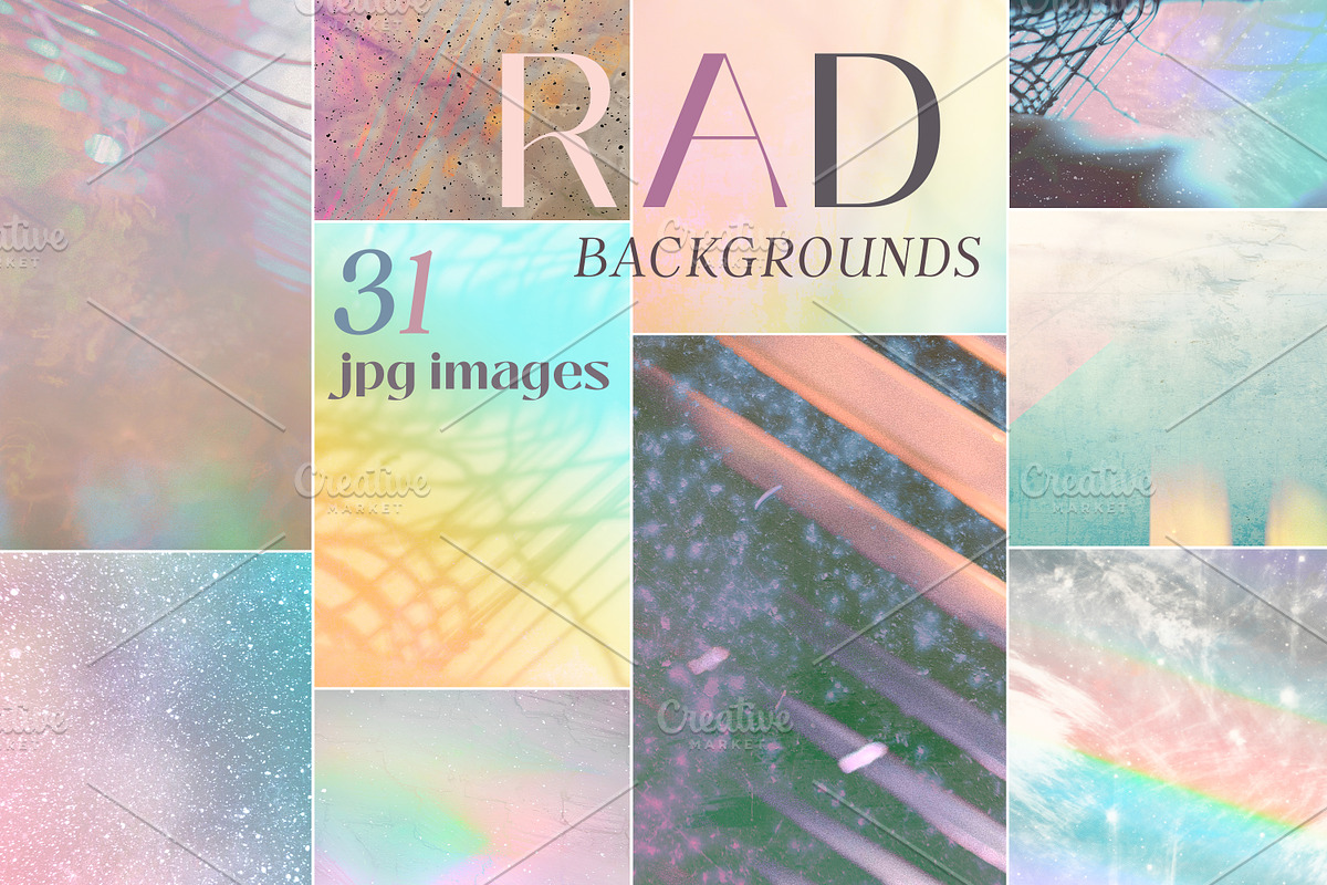 Rad Psychedelic Grainy Backgrounds, a Background Graphic by Ashley Alexandra Design (Photo 5 of 8)