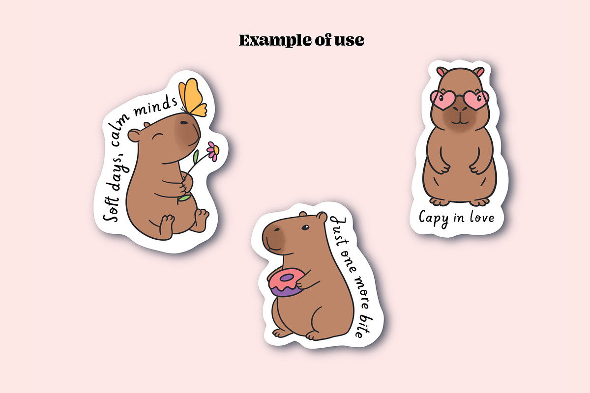 Capybara Days for Procreate, a Brush Add-On by Pencil Twist (Photo 7 of 9)