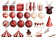 Circus- baby graphic collection, an Animal Illustration by Linerisyart (Thumbnail 13 of 14)