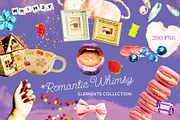 Romantic Whimsy Elements Collection, an Object Graphic by Anzhelika (Thumbnail 1 of 13)