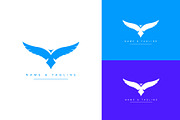 Flying Bird Minimal Logo design, a Branding & Logo Template by Aleesher (Thumbnail 1 of 2)