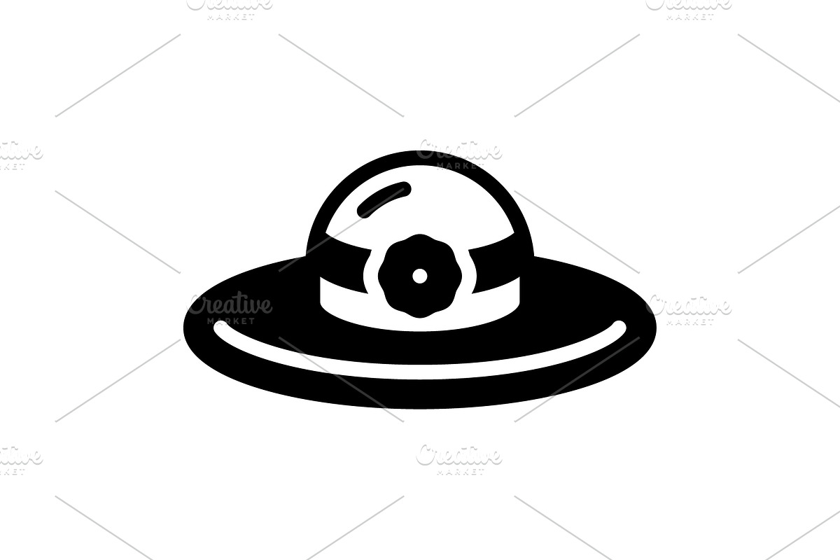 Hat headgear solid icon, a Solid Icon by Creative priyanka