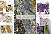 Flowers Patterns Designs, a Pattern Graphic by Alena Zaytseva (Thumbnail 1 of 7)