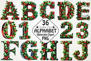 Christmas Cheer Alphabet Bundle, an Illustration by RobertsArt (Thumbnail 1 of 7)
