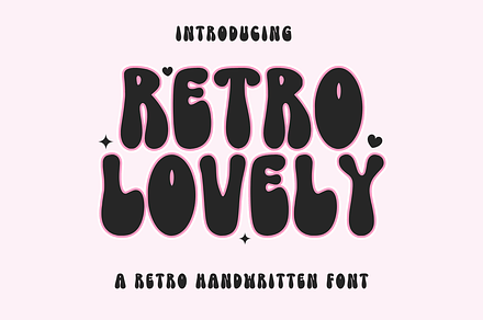 Retro Lovely, a Handwritten Font by SaktiAvellin