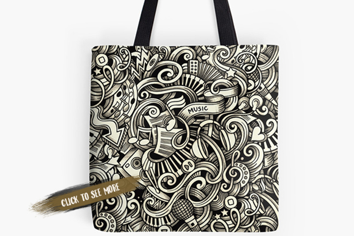 Music Graphics Patterns, a Pattern Graphic by BALABOLKA (Photo 6 of 7)
