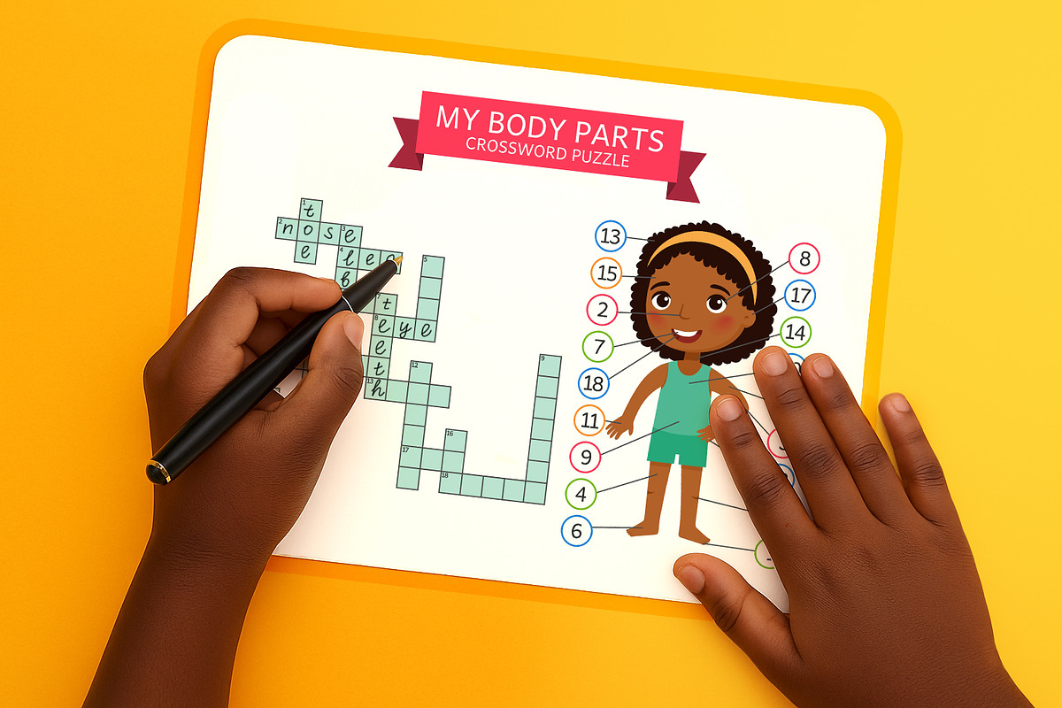 My Body Parts – Flashcards, an Object Graphic by Valin Malin (Photo 7 of 7)