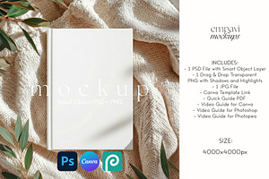 Hardcover Journal Matte Mockup, an Advertising Mockup by EmpaviMockups