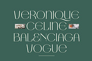 Veronika Luxurious | Bonus Logo, a Sans Serif Font by Mulkan Nazir (Thumbnail 10 of 17)