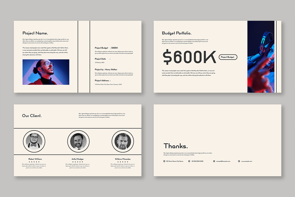 Portfolio Presentation Template, a Presentation Template by Mighty-Slide (Photo 5 of 5)