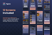 Japanese Food Delivery App UI Kit, an App Template by SpaceNymph (Thumbnail 2 of 5)