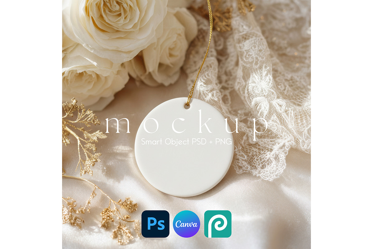 Ornament Mockup, a Product Mockup by EmpaviMockups (Photo 1 of 8)