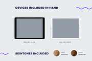 iPad in Hands mockup Front View, an iPad Mockup by LazyCrazy (Thumbnail 2 of 2)