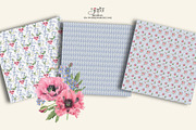 Pink poppies paper, an Illustration by patriziamoscone (Thumbnail 3 of 4)