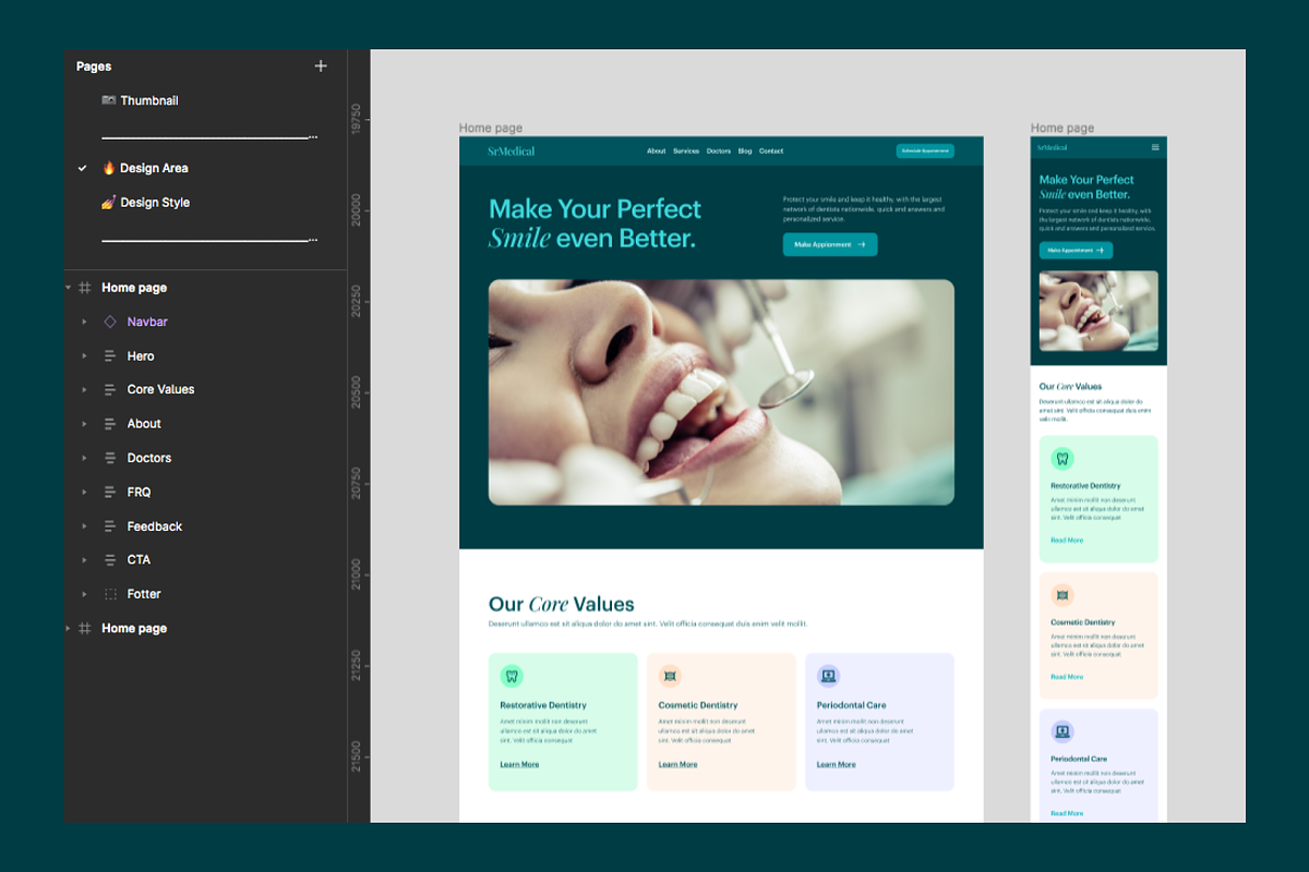Dental Healthcare Landing page, a Landing Page Template by Ahmed Rubel (Photo 5 of 5)