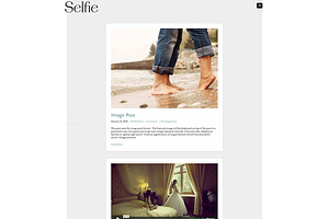 Selfie - Photography WordPress Theme