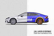 2027 Sport Performance Coupe Set, an Advertising Mockup by Halal Graphic Studio (Thumbnail 5 of 12)
