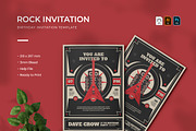 Rock - Birthday Invitation, a Print Template by VUNIRA (Thumbnail 1 of 2)