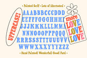 Painted Serif - Hand-lettered Font, a Handwritten Font by Studio Funshop by Kelli (Thumbnail 11 of 15)