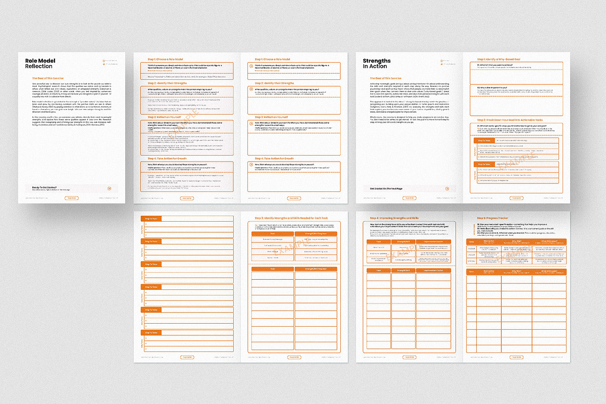 Strengths Discovery Workbook, a Templates & Theme by AndrewPixel (Photo 7 of 9)