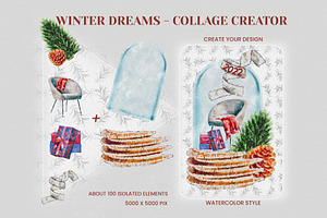 Winter Christmas - Collage creator