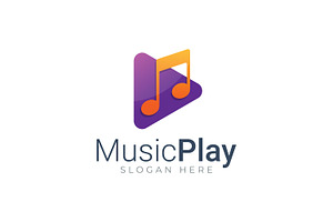 Music Play Logo