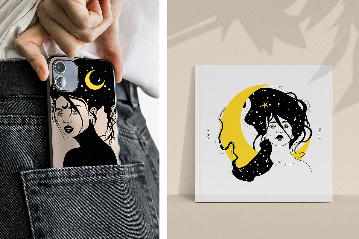 Celestial Women - Illustrations, an Illustration by Pretty Meerkat (Photo 3 of 9)