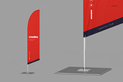 Outdoor Flags Mockup Set, an Object Graphic by creatsy2 (Thumbnail 11 of 15)