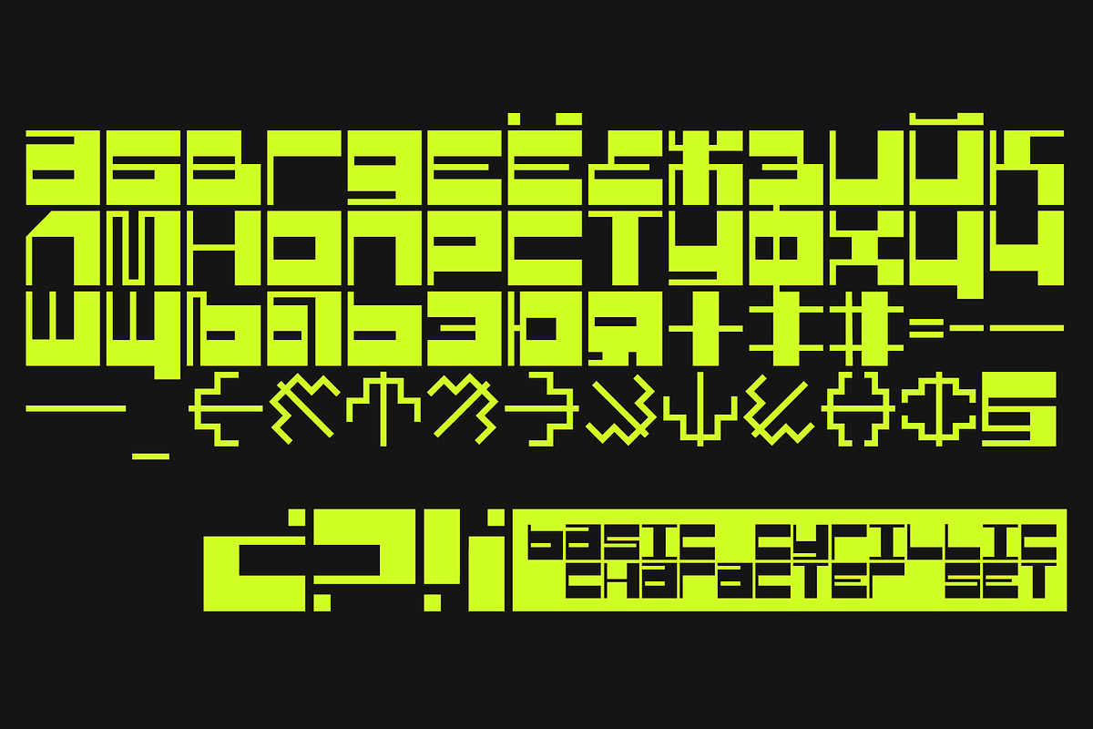 SK Phlegmatica — Heavy Display Font, a Font by Shriftovik Type Foundry (Photo 7 of 12)