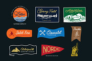 Campground Monoline - 2 fonts, a Script Font by Fortunes Co (Thumbnail 4 of 11)